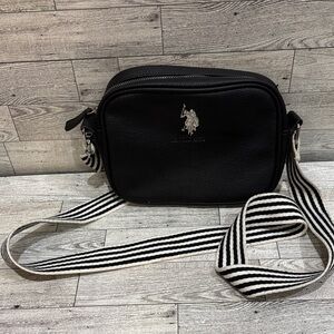 U.S. Polo Assn. Black Bag with Monochrome Strap